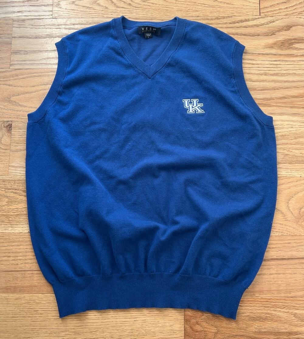 Vintage University of Kentucky Pull Over Vest
